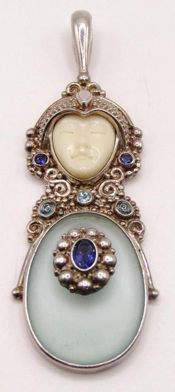 SAJEN STERLING GODDESS PENDANT (1 of 3)