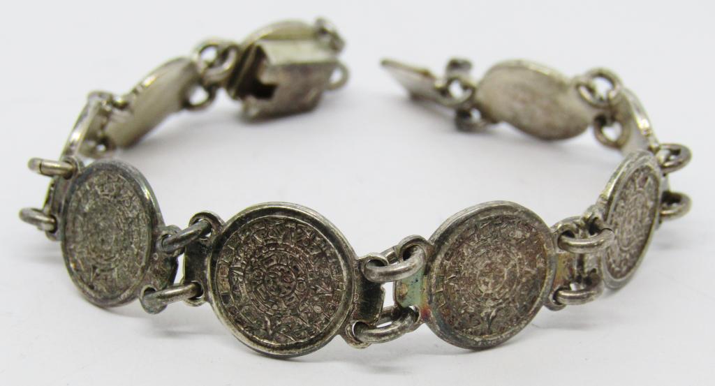 MEXICO STERLING AZTEC SUN DESIGN PANEL (1 of 2)