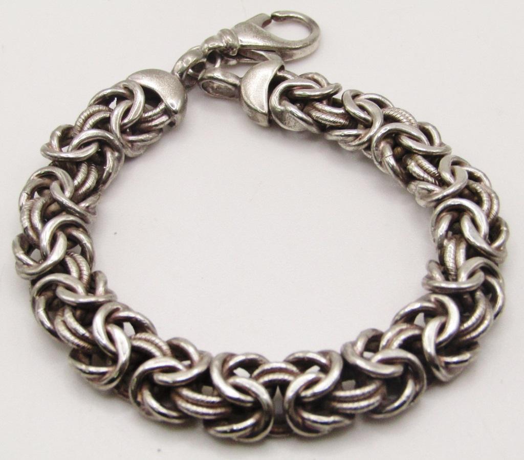 MILOR ITALY STERLING BRACELET (1 of 5)