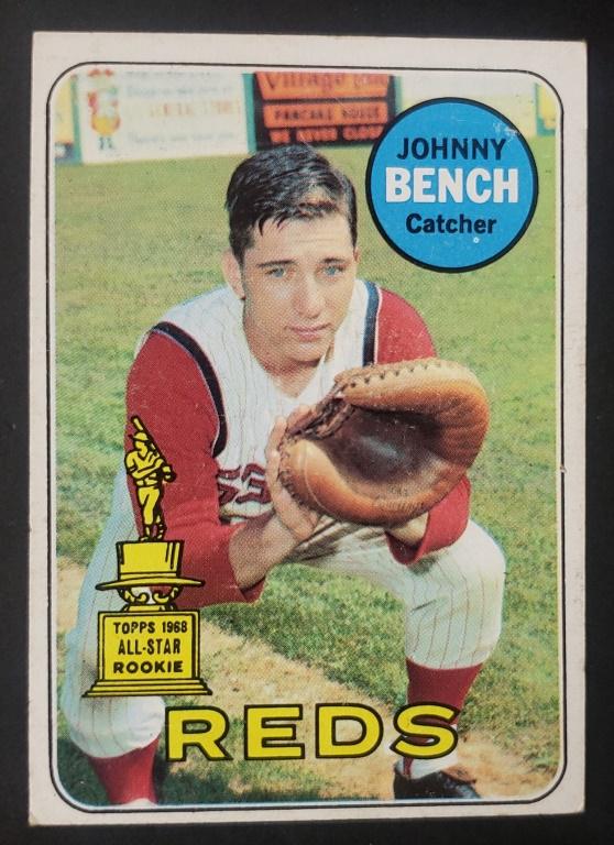 1969 TOPPS #95 JOHNNY BENCH VGEX+ (1 of 2)