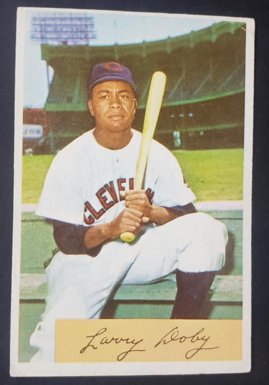 1954 BOWMAN #84 LARRY DOBY EX (1 of 2)