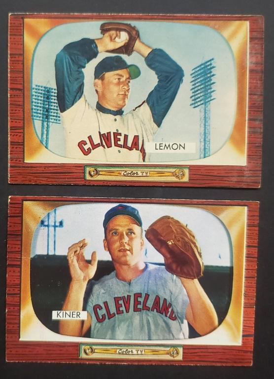 (2) 1955 BOWMAN #191 VG & #197 EX+ (1 of 2)
