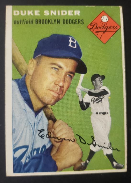 1954 TOPPS #32 DUKE SNIDER EX (1 of 2)