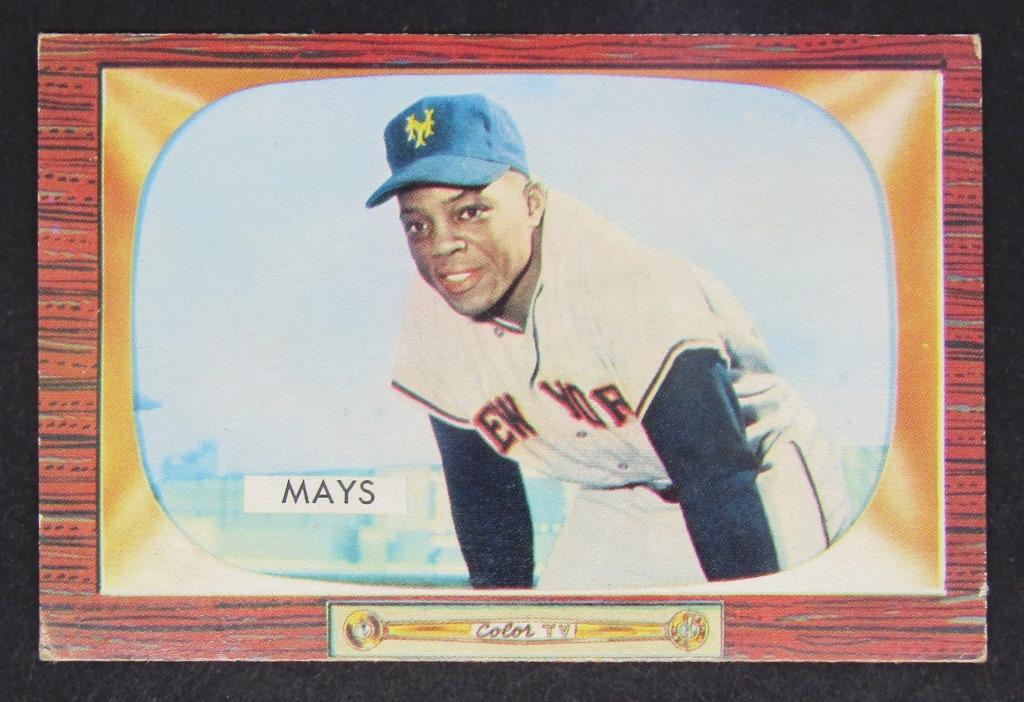 1955 BOWMAN #184 WILLIE MAYS VGEX+ (1 of 2)