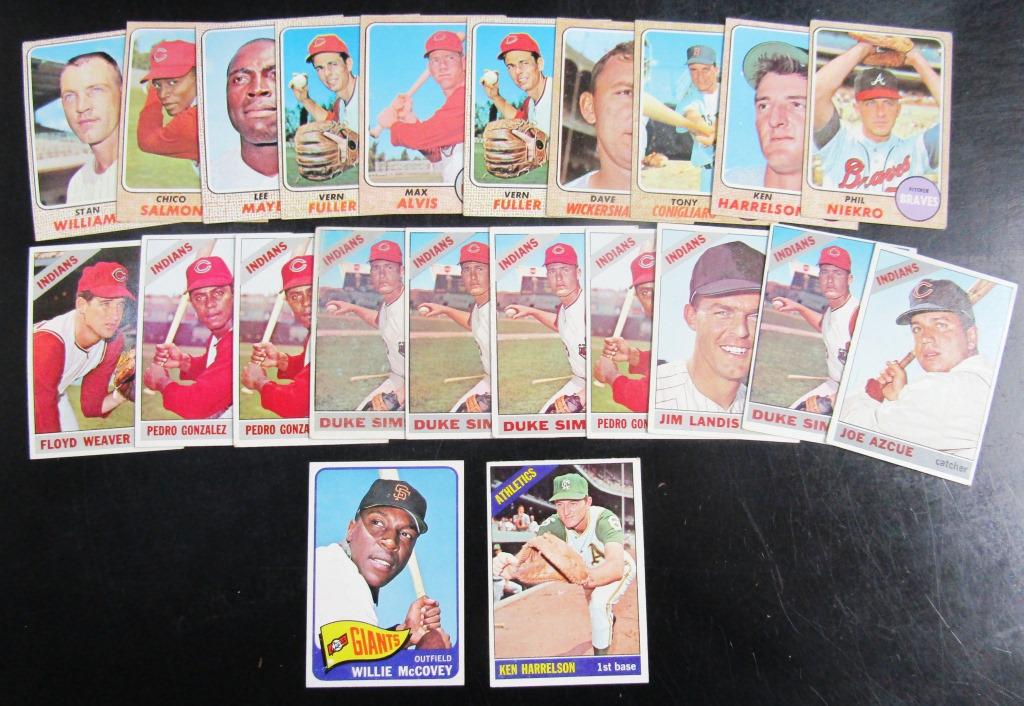 1965, 1966 & 1968 TOPPS BASEBALL CARD LOT (1 of 4)