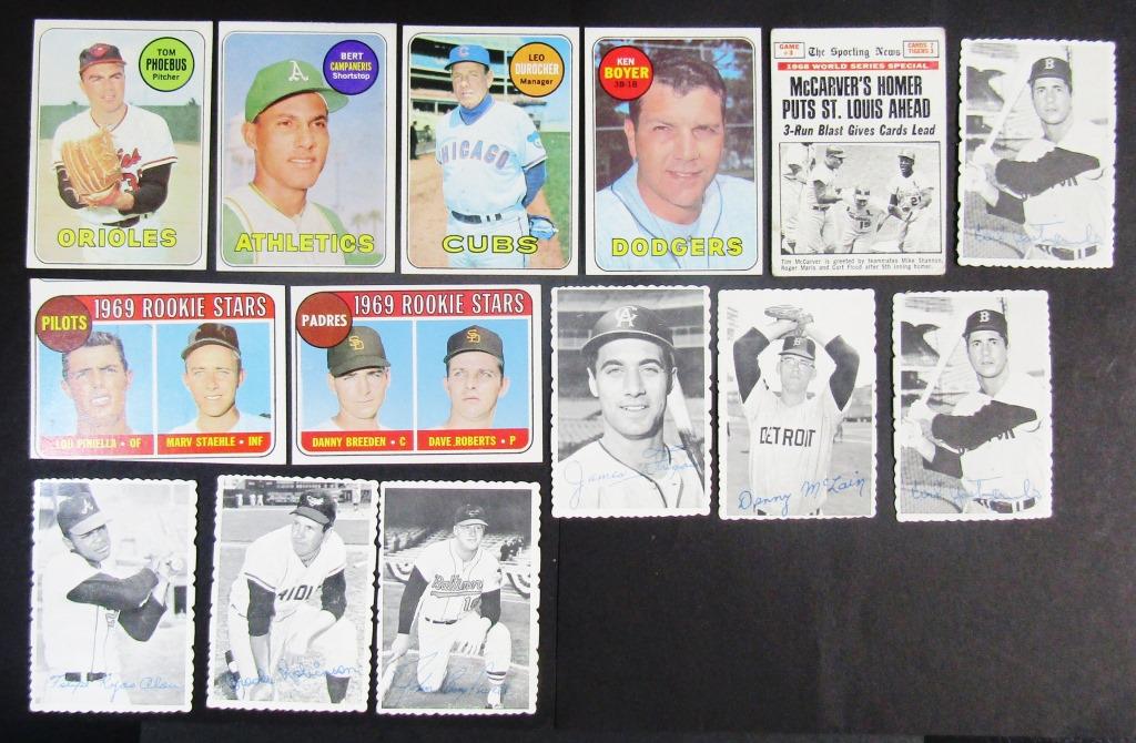 (7) 1969 TOPPS DECKLE EDGE CARDS NICE NM (1 of 3)
