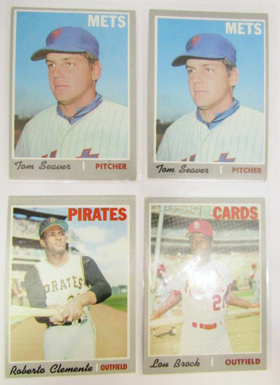 (4) 1970 TOPPS BASEBALL STAR CARDS (1 of 2)