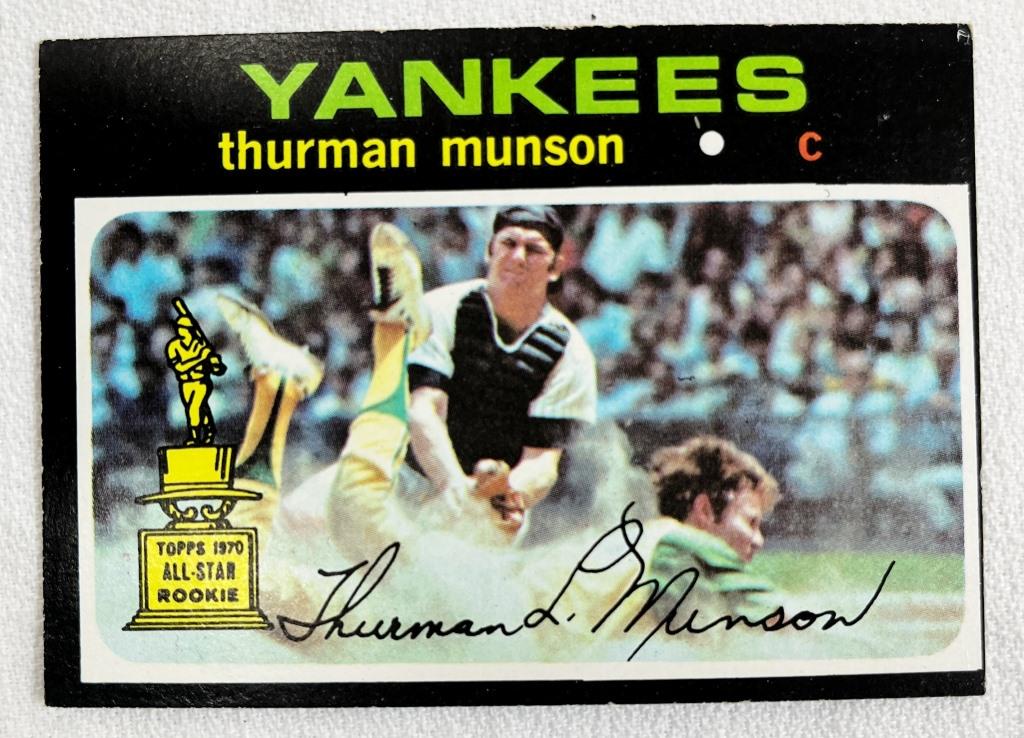 1971 TOPPS #5 THURMAN MUNSON EX 90/10 (1 of 2)