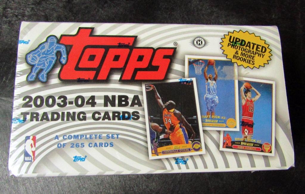 2003-2004 topps basketball set sealed (1 of 2)