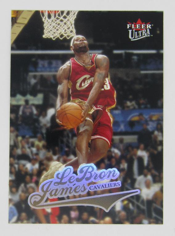 2004-05 FLEER ULTRA GOLD LeBRON JAMES (1 of 2)