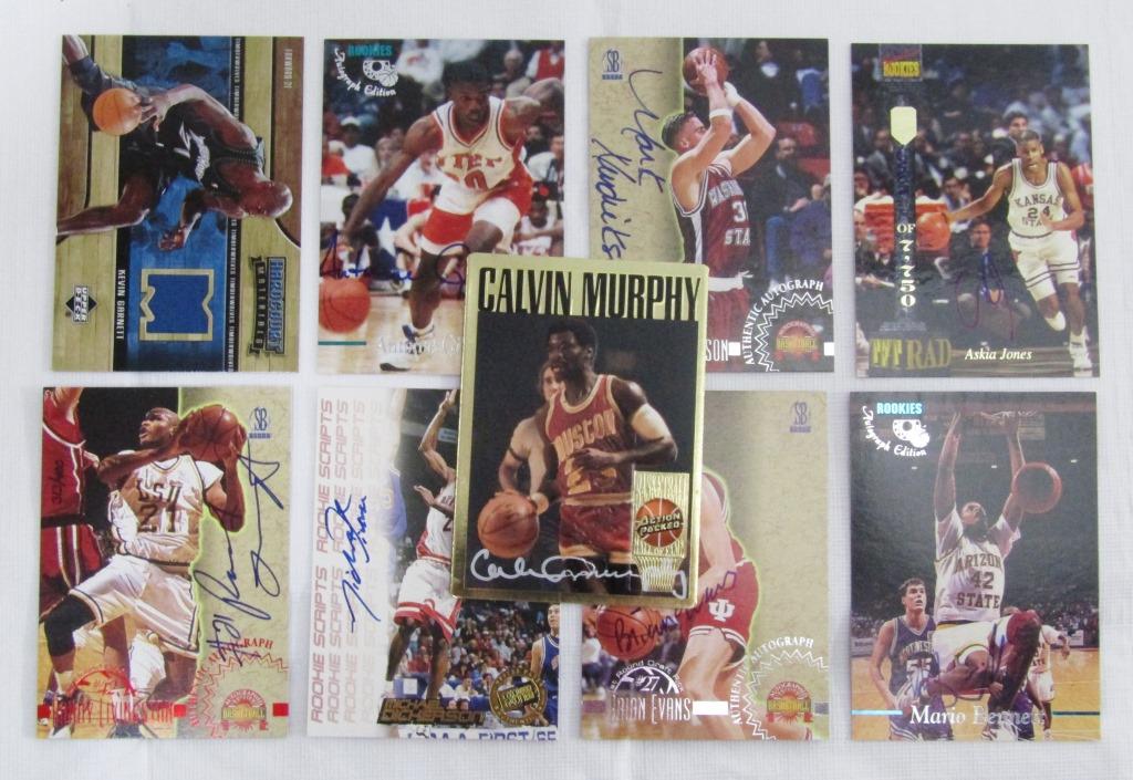 (8) autographed BASKETBALL CARDS (1 of 5)