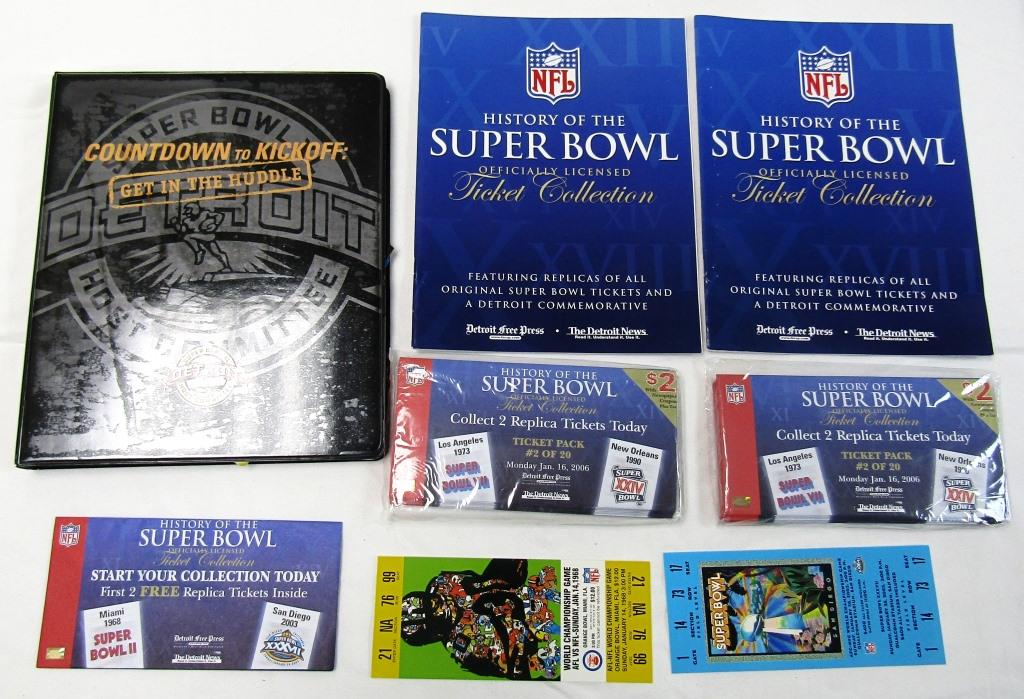 Super Bowl Ticket Collection /Countdown to Kickoff (1 of 4)