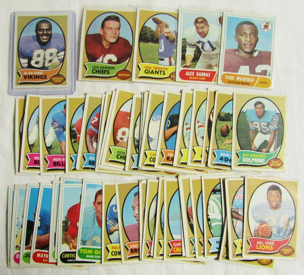 1968 & 1970 TOPPS FOOTBALL LOT w/STARS (1 of 1)