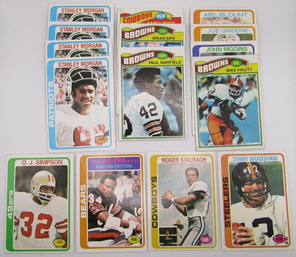 1977 & 1978 TOPPS FOOTBALL STARS / HOFers (1 of 4)