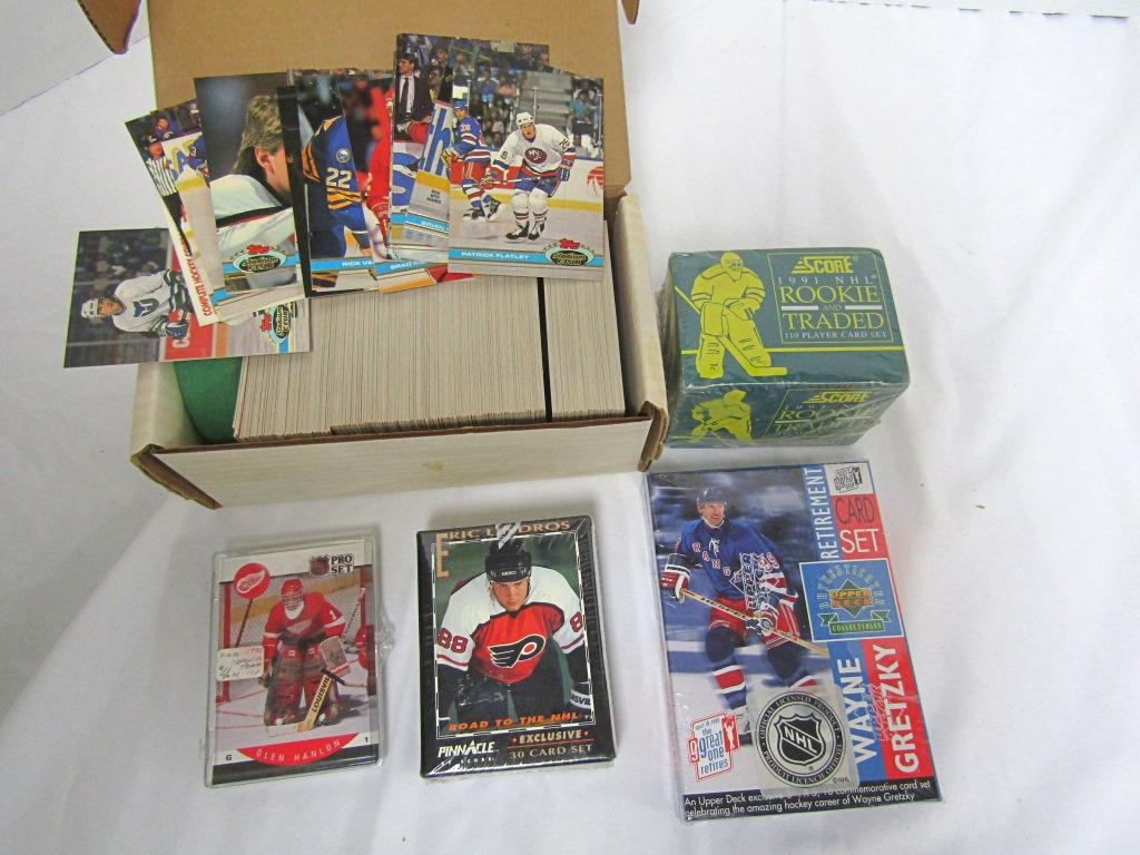 (5) HOCKEY SETS: 1991 STADIUM CLUB, GRETZKY (1 of 2)