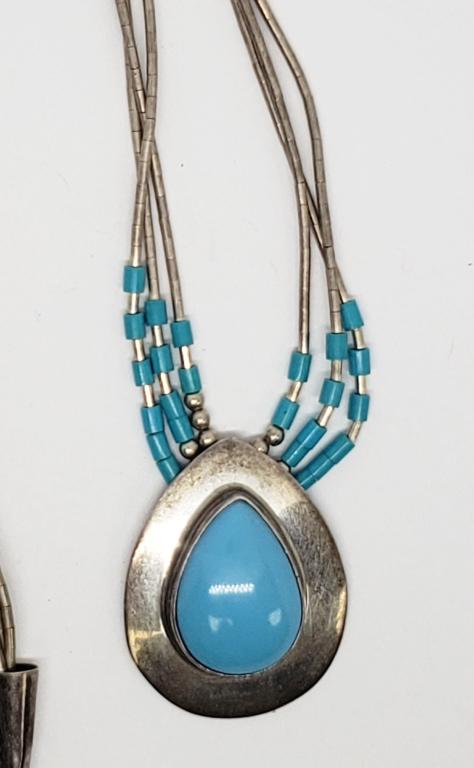 LIQUID STERLING MULTI STRANDED NECKLACE WITH (1 of 3)