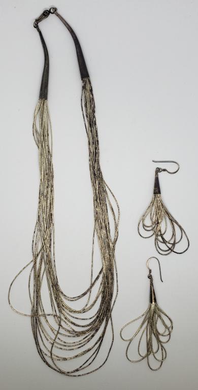 SET! LIQUID STERLING MULTI STRANDED NECKLACE (1 of 3)