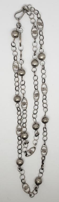 MEXICO STERLING DOUBLE STRANDED LINKED (1 of 4)