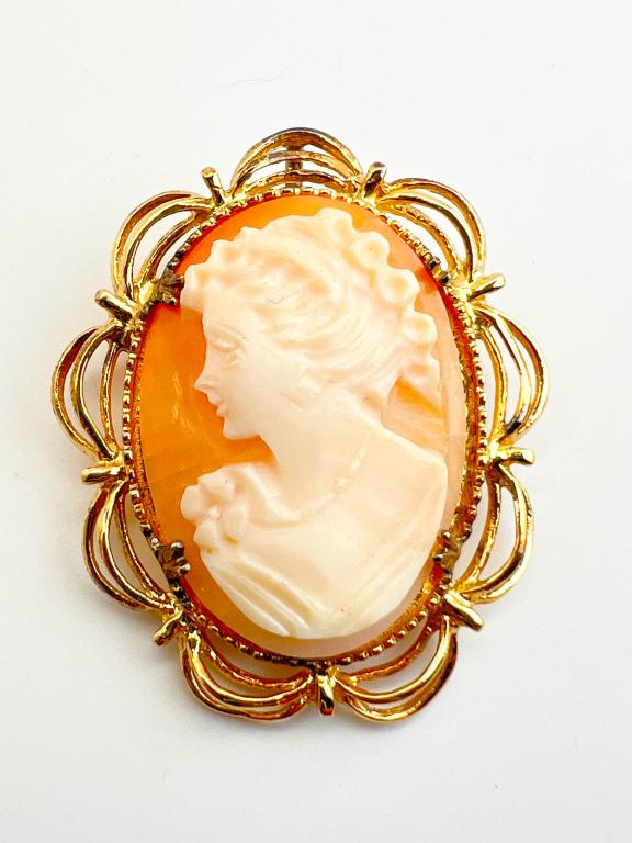 STUNNING CAMEO BROOCH (1 of 3)
