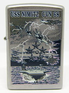 2012 "USS NIMITZ CVN 68" ZIPPO LIGHTER!: UNSTRUCK !