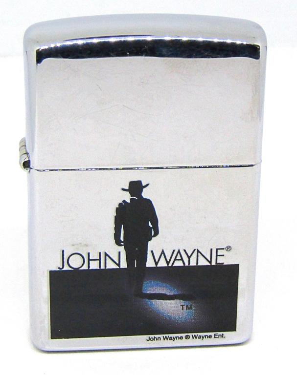 2005 JOHN WAYNE ZIPPO LIGHTER! (1 of 4)
