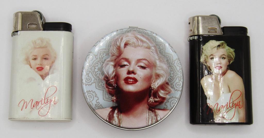 2 Marilyn Monroe Lighters & Collectible Tin! (1 of 3)