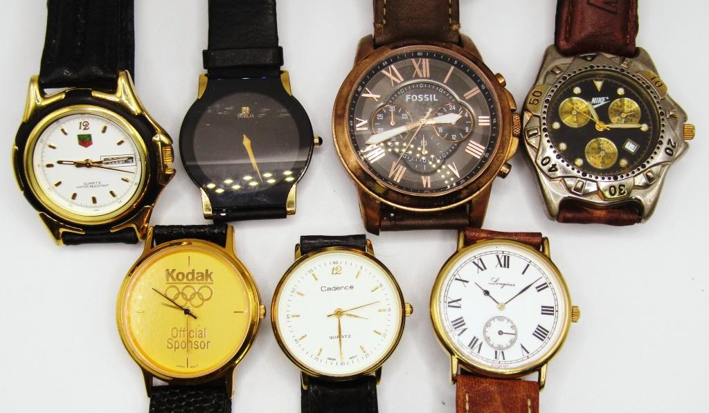 (7) Men's Vintage Wrist Watches! Nike, Fossil, (1 of 3)