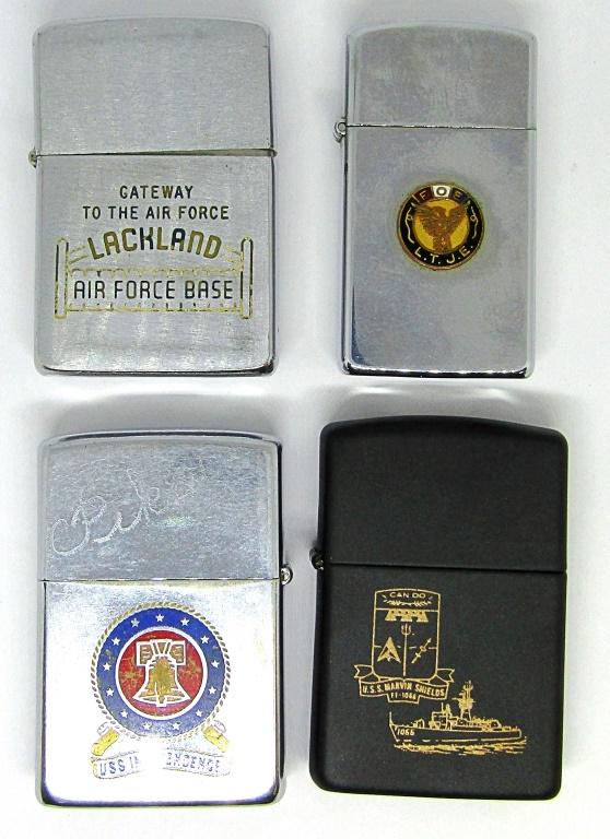 (4) ZIPPO LIGHTERS! (1 of 5)