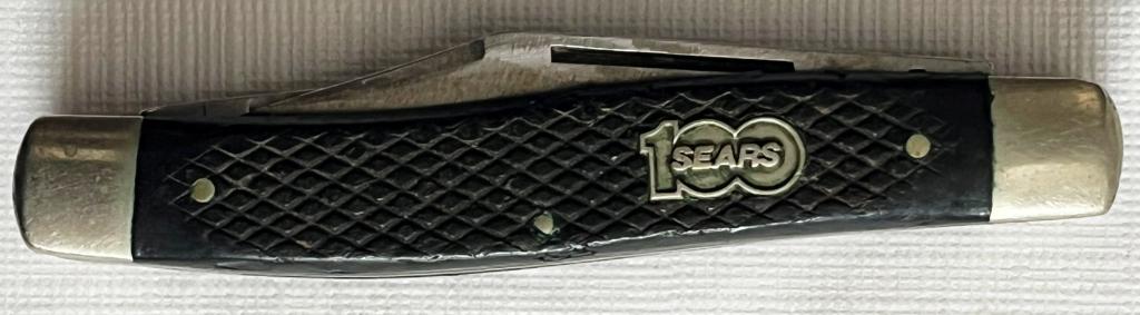 SEARS 100 YEAR ANNIV POCKET KNIFE 3 BLADE: used Condition - 1986 collectors knife