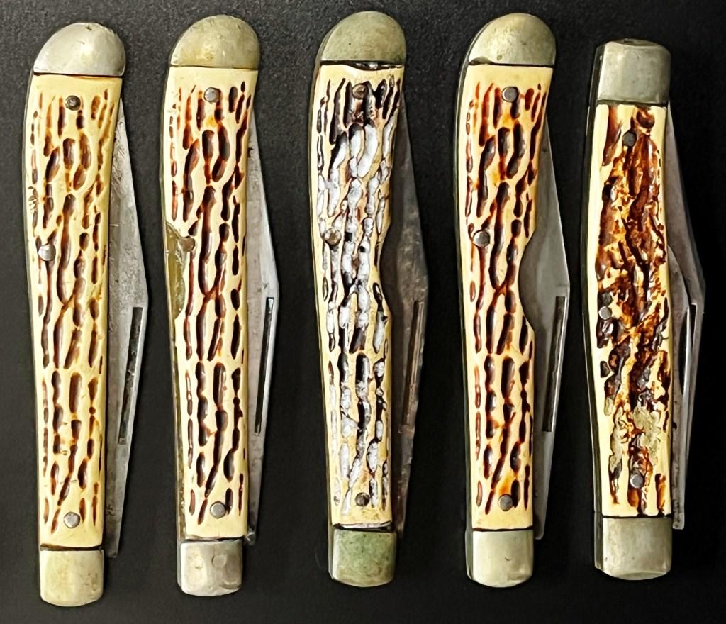 (5) COLONIAL POCKET KNIVES (4) SINGLE BLADE (1 of 7)