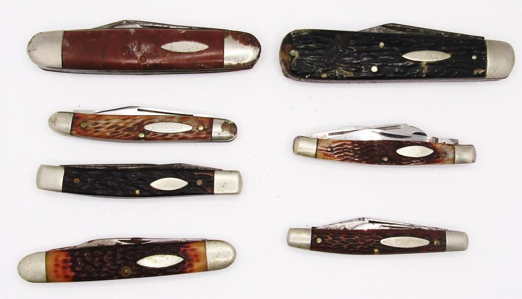 (7) Vintage Pocket Knives (1 of 2)