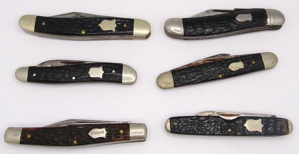 (6) Vintage Folding Pocket Knives; (1 of 2)