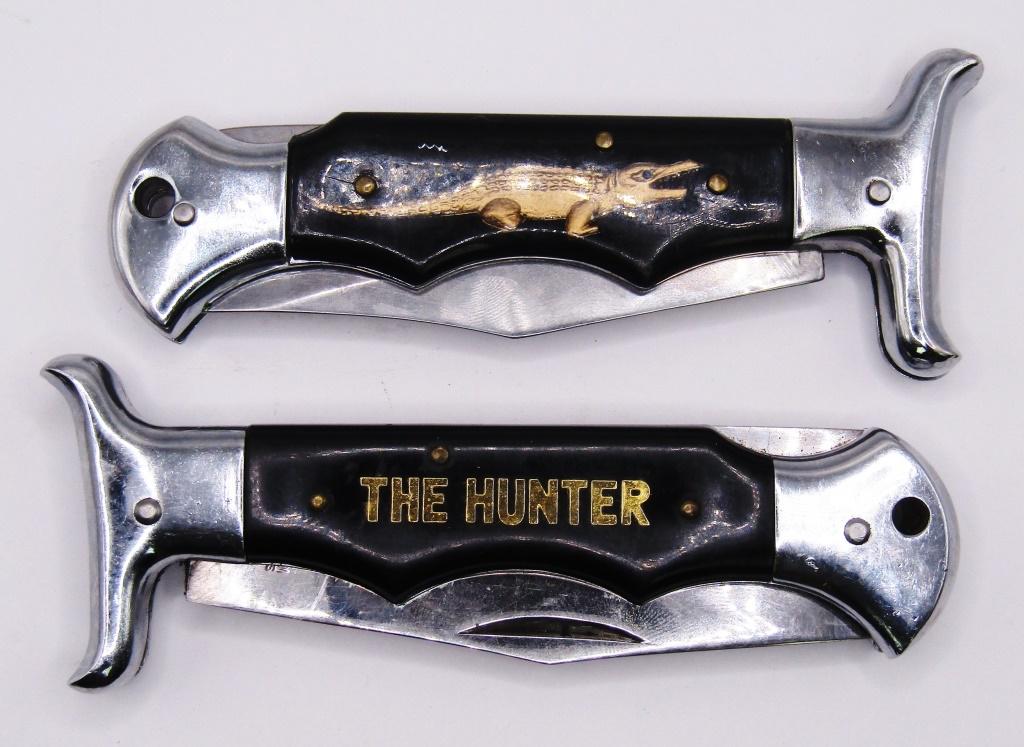 (2) Lockback Folding Knives; The Hunter Vanadium; (1 of 5)