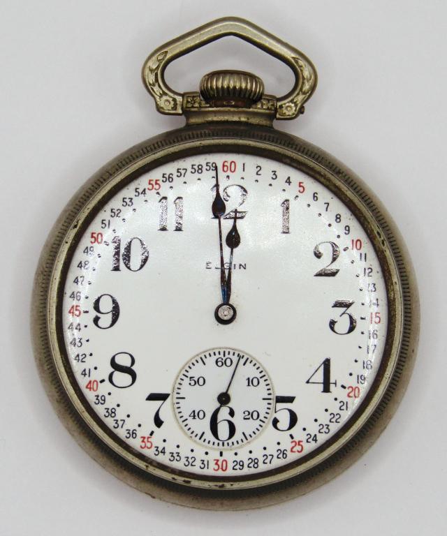 ELGIN POCKET WATCH; GRADE: 313, 16S, 15J, (1 of 3)