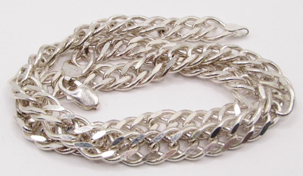 20 INCH ITALY STERLING MEN'S LINKED NECKLACE (1 of 3)