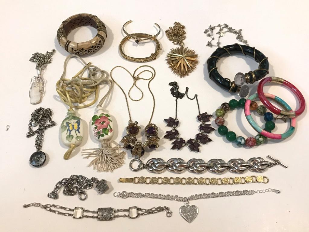 NECKLACE & BRACELETS (1 ANNE KLIEN, 1 NIOR + MORE: ANNE KLIEN, AVON, NIOR, TRIFARI, LOFT, NRT