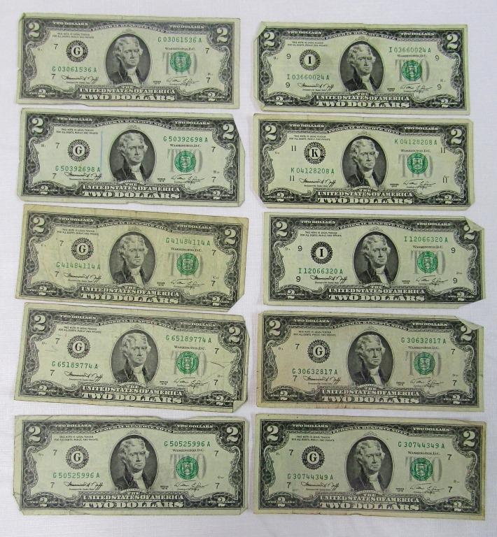 (10) 1976 $2 BICENTENNIAL FRN NOTE (1 of 2)
