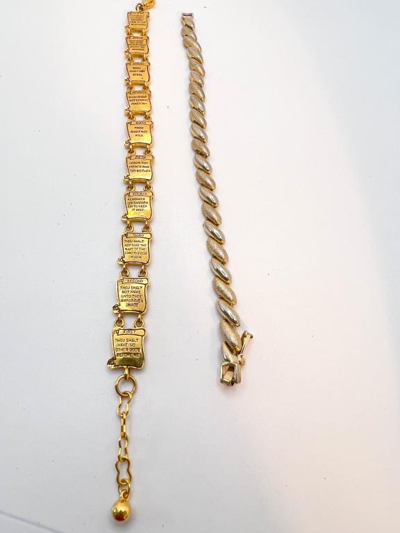 BRACELET DUO, TEN COMMANDMENTS (1 of 2)