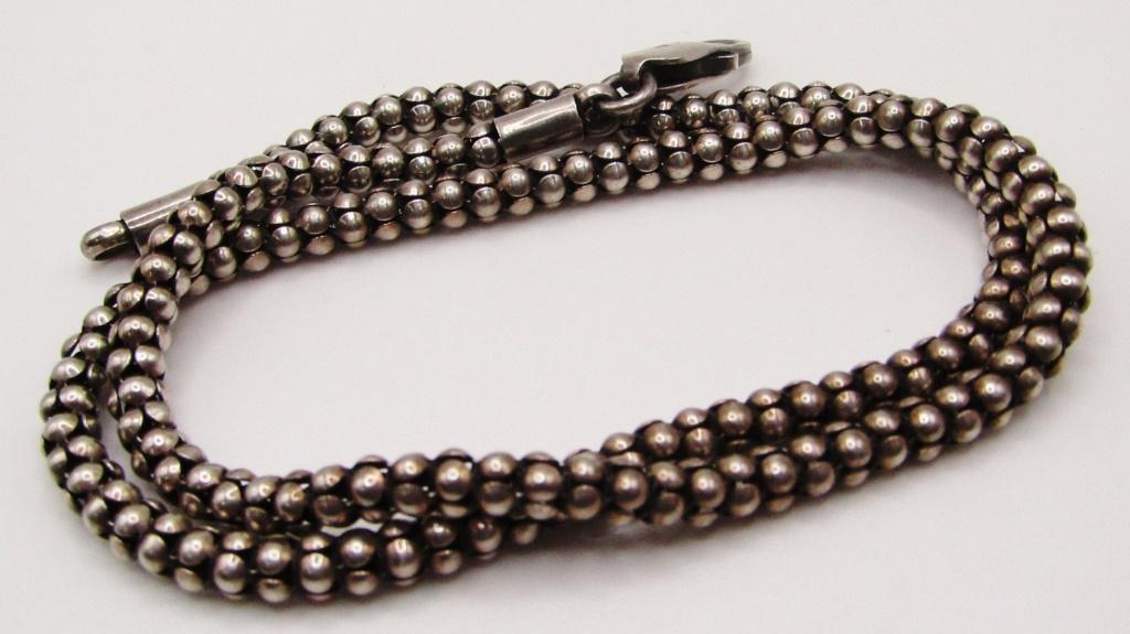 STERLING BOX CHAIN STYLE NECKLACE/CHAIN (1 of 4)