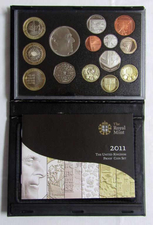 2011 UNITED KINGDOM SET w/SILVER PRINCE PHILIP (1 of 2)
