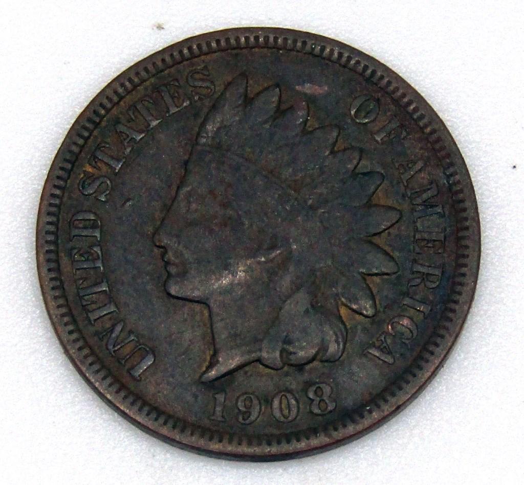 1908-S INDIAN CENT FINE (1 of 2)