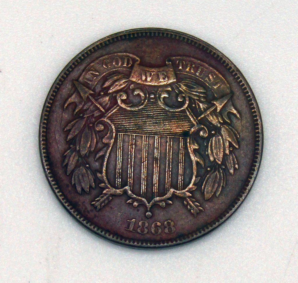1868 TWO CENT PIECE (1 of 2)