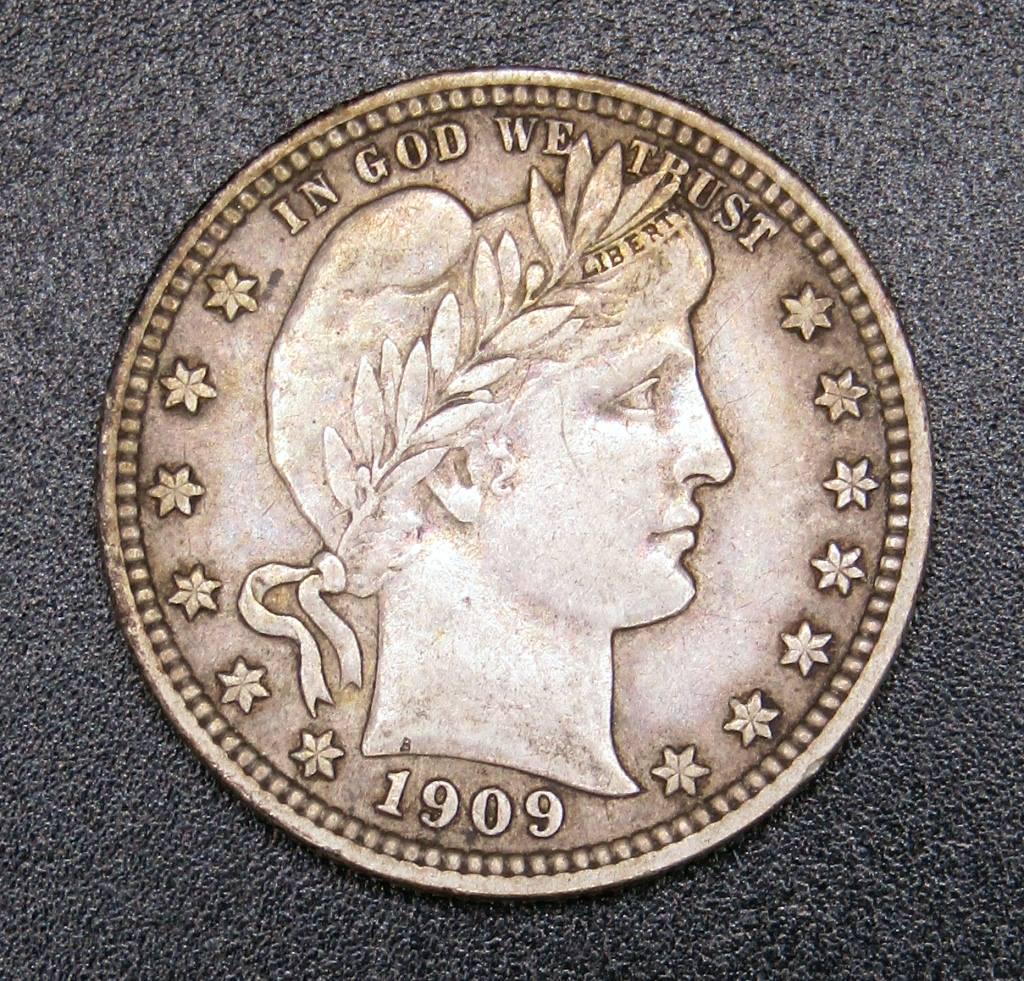 1909 BARBER QUARTER XF (1 of 2)