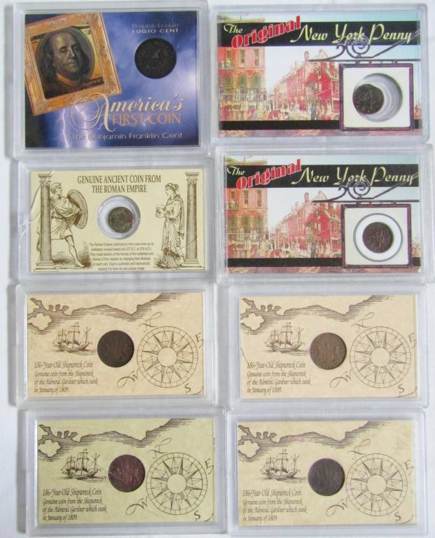 UNUSUAL COIN LOT: SHIPWRECK COINS, ANCIENT, (1 of 2)