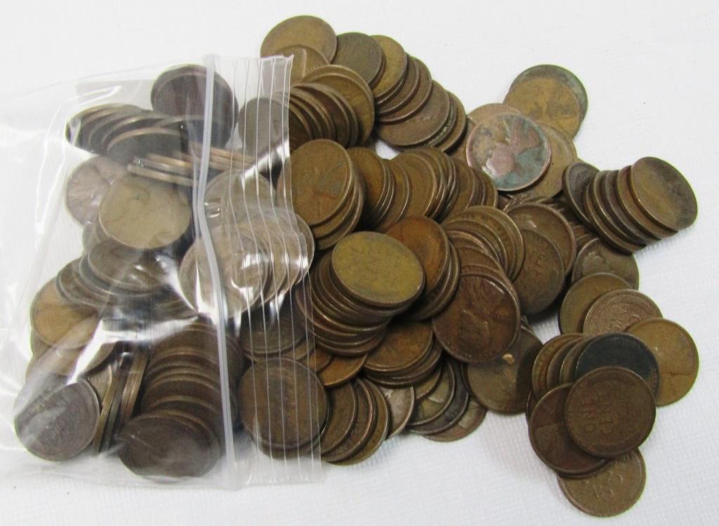 250 WHEAT CENTS (1909-1919) P-D-S (1 of 2)