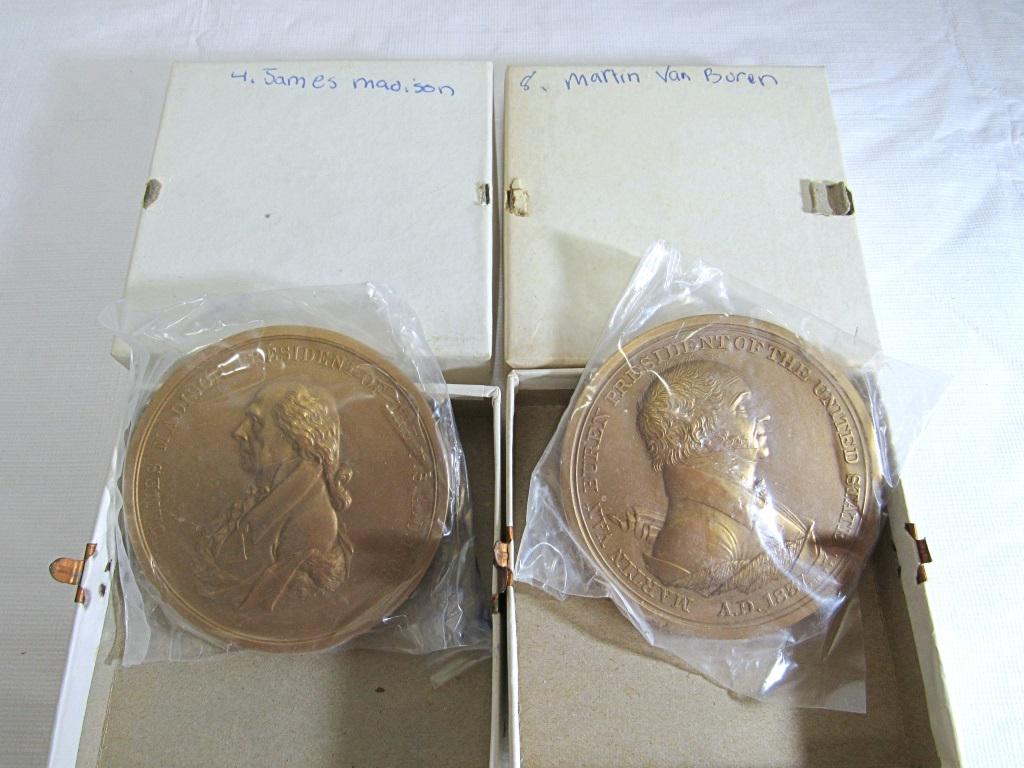 2-3 INCH PEACE AND FREEDOM BRONZE MEDALS (1 of 3)