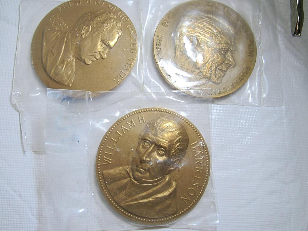 3-3 INCH PRESIDENTIAL INAGURATION MEDALS (1 of 2)