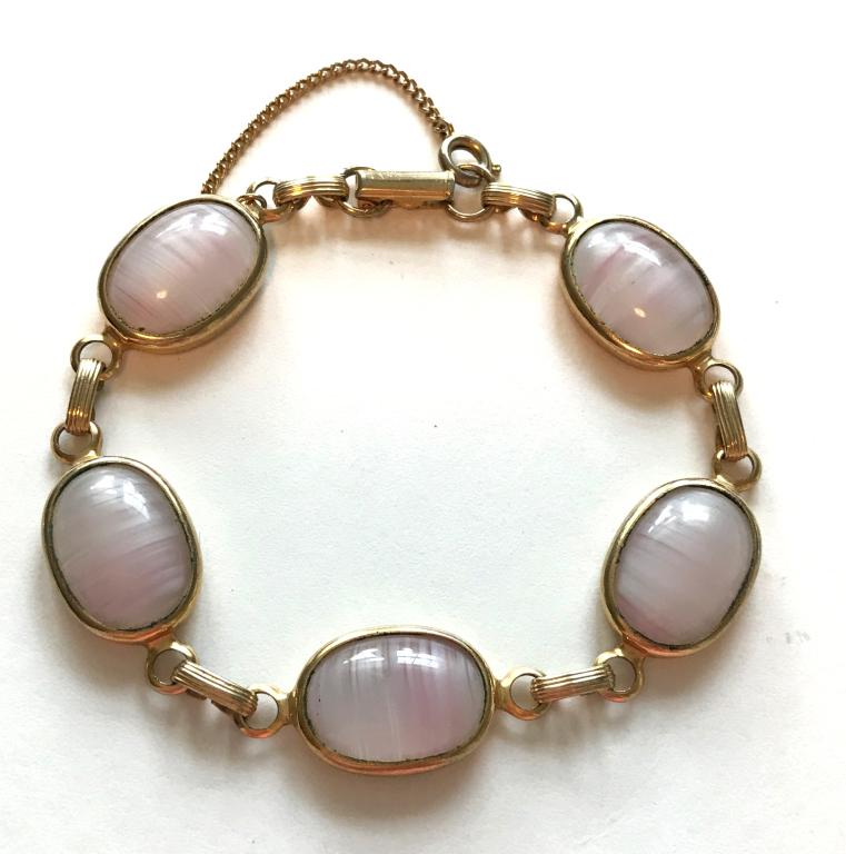 SARAH COVENTRY BRACELET W/ LIGHT PINK STONES (1 of 2)