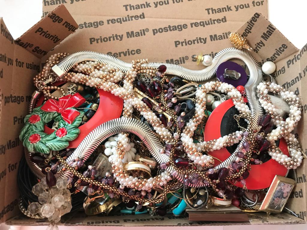FLAT RATE BOX FULL OF SURPRISES: BID NOW!