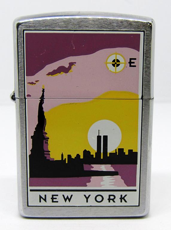 2000 New York City Skyline Zippo Lighter ! (1 of 5)